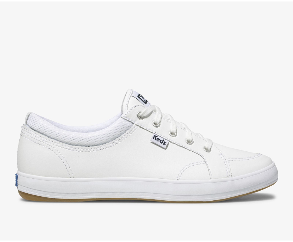 Keds Womens Sneakers White - Center Leather - 951HWFOQI